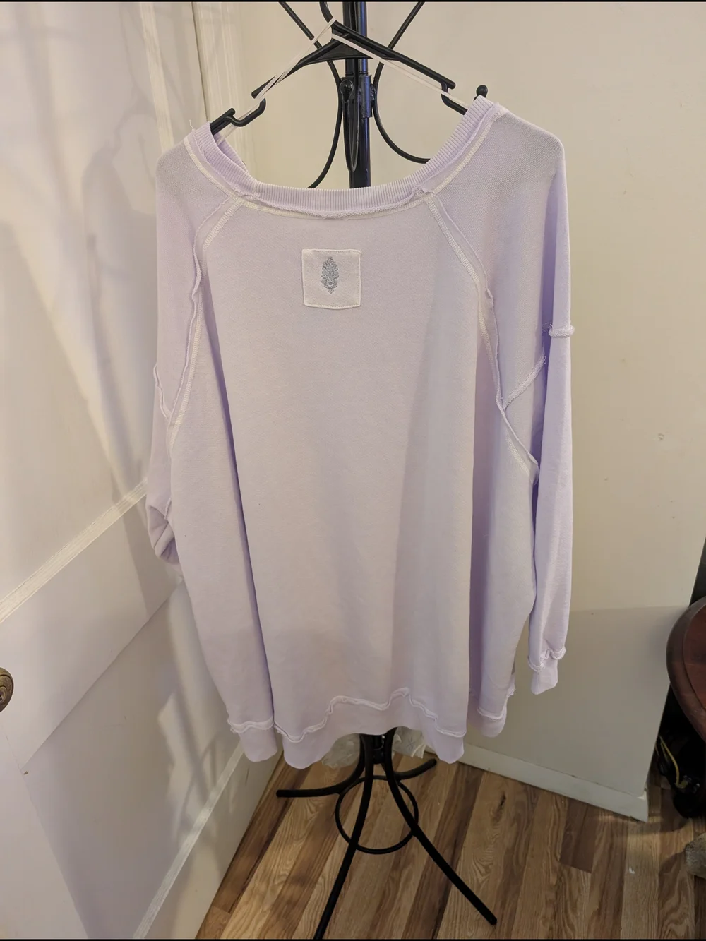 Free People Lavender Sweatshirt Size Large